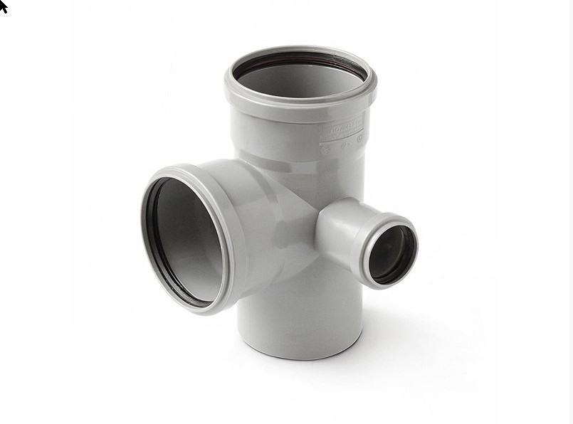 ПП Крестовина 2-х плоск.левая 110х110х50/87 (тройник универ.правый) (15) ПОЛИТРОН Москва