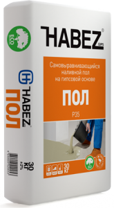 Гипсовая напольная смесь Хабез ПОЛ 30кг 45шт/под